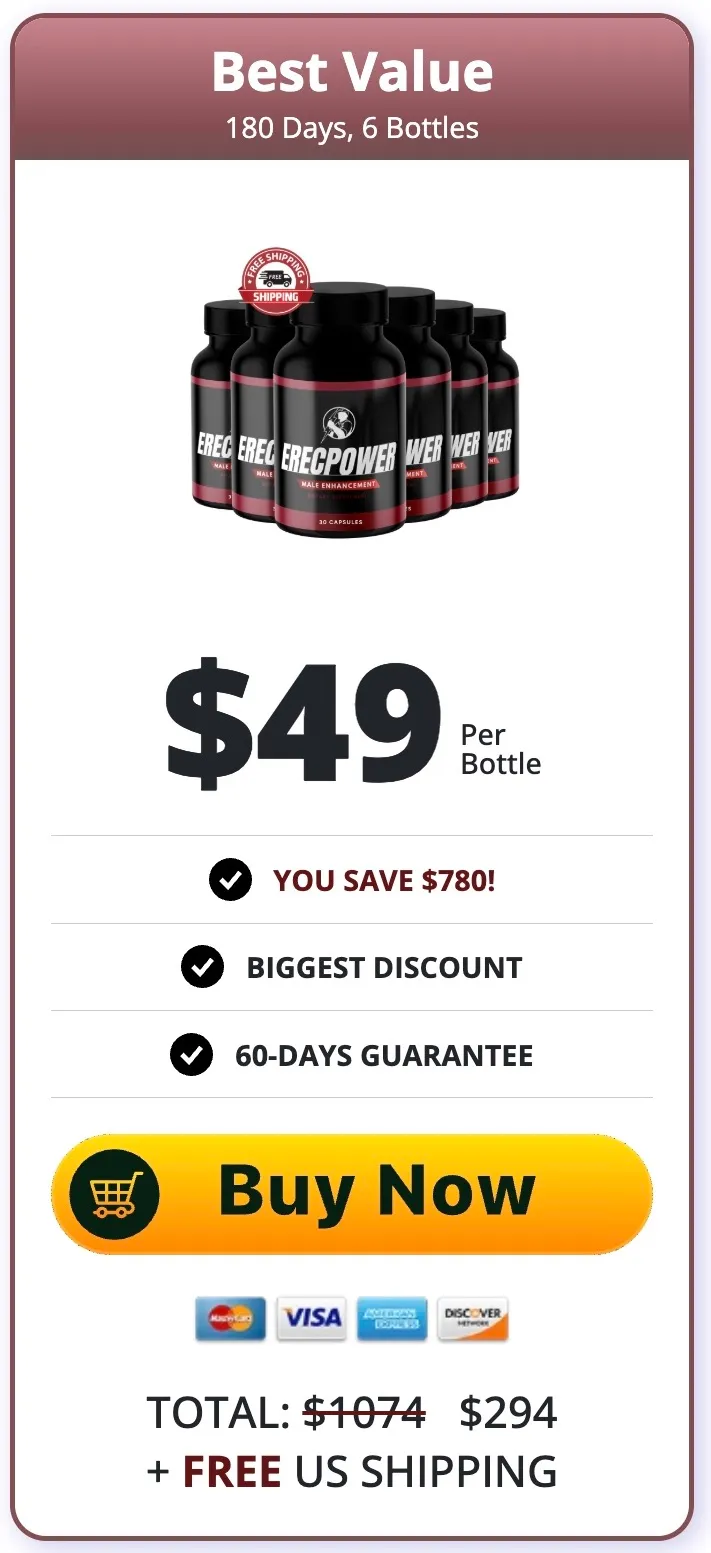 ErecPower 6 bottle price 
